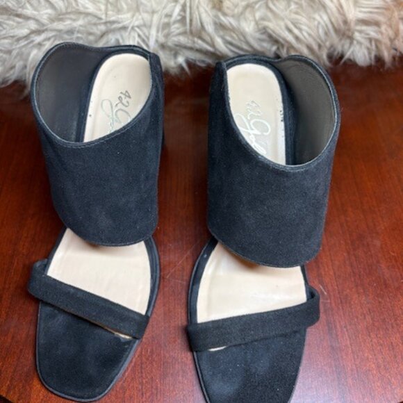 Women's 42 Gold Linx Sandal, Black, Size 7.5 - Picture 4 of 7